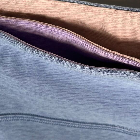 Outdoor Voices 7/8 Spring Tri Colored Leggings Pastel Lilac Lavender Dahlia Athl - Picture 6 of 10